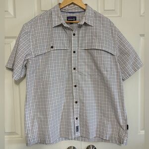 Men's Patagonia Plaid Button Down sz XL
